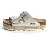 Bayton Pantolette 'Silvia' svart / silver