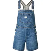Levi's Hängseljeans 'Utility Shortall' blå denim