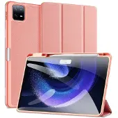 DUX Domo Xiaomi Pad 6/Pad 6 Pro Tri-Fold Smart Foliofodral - Rosa