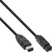 Intos 36905, svart, han/hon-kontakt, 5 m
