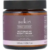 Sukin , Rent och Oåldrigt, Restaurerande Nattkräm, 4,06 fl oz (120 ml)