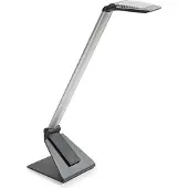 MAUL LED skrivbordslampa MAULsolaris, Aluminium / grå / zink, Arbetsrum / kontor, Aluminium / grå / zink, Modern, LED-bordslampa
