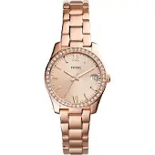 Fossil Analog klocka 'Scarlette' roséguld