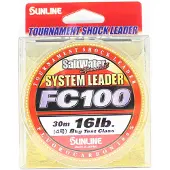 Sunline Fluorocarbon Leader System 100 Shock Leader 30m 16lb (0825) ren