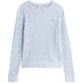 Tommy Hilfiger Fine Cable Knit Crew Neck Jumper