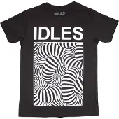 Ginza.se Idles: Unisex T-Shirt/Psych Tubes (Black) (X-Large)