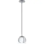 Eglo Hänglampa Rocamar, dimbar, Förkromad / silver, Vardagsrum / matsal, Metall, Modern, Pendellampa