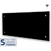Adax glasvärmepanel Clea H 10 KWT, 1000W 230V med WiFi, svart