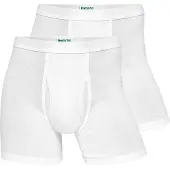 JBS Ekologisk Kalsonger 2-pack - Vit, storlek X-Large