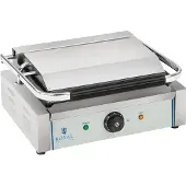 Royal Catering Kontaktgrill - 1 x 2200 W - räfflad