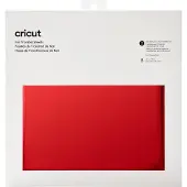 Cricut - Foil transfer sheet - 30.5 x 30.5 cm - 8 ark - röd