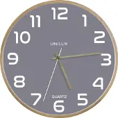 Unilux Vægur Baltic - grå - lydløs - diameter 31,5 cm