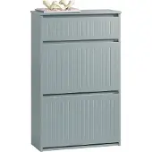 SoBuy Smalt skoskåp 2 fack, hög, 61x101x26 cm