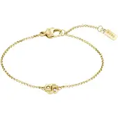 BOSS Gold-tone chain bracelet with Double B monogram