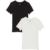We fashion T-shirt svart / vit