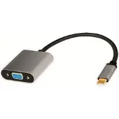 Logilink CUA0104, 0,15 m, USB Type-C, VGA (D-Sub), hane, hona, rak