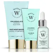 Warda Luxury skincare Skin Hydration Boost Hyaluronic Acid Moisturiser Face Set