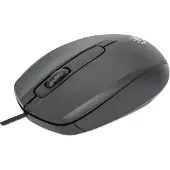 Manhattan Mouse Comfort II Optische USB-Maus schwarz