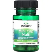 Swanson Health Mini Kapslar Multi, Vegetabiliska Kapslar 30