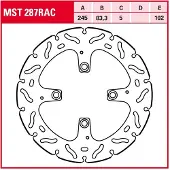 TRW Bromsskivor Racing, bak, typgodkännande BAK, MST287RAC STATIONAER