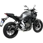 Arrow Thunder Aluminium Dark With Carbon End Cap Yamaha Mt-07 ´14-20 Homologerad Ljuddämpare