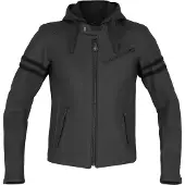 Richa Toulon Black Edition Damer Motorcykel Läderjacka