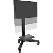 Ergotron 24-191-085 Neo-Flex Mobile MediaCenter VHD TV-golvstativ 94,0 cm (37) - 139,7 cm (55) Tiltbar, Roterbar, Justerbar i höjd Constant Force Technology