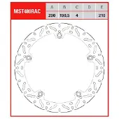 TRW Mst480rac Bromsskiva