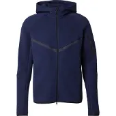 Nike Sweatjacka 'Tech Fleece' marinblå / svart