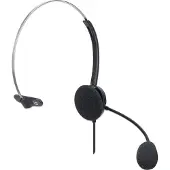 Manhattan Mono USB-Headset On-Ear kabelgebunden USB-A-Stecker Lautstärkeregelung schwarz On-ear headset Sladd Mono Svart Volymkontroll, Mikrofonljudavstängning