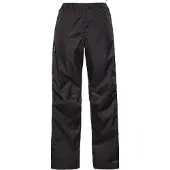 Vaude Women's Fluid Full-Zip Pants S/S, regnbyxor, dam, svart