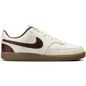 Nike Court Vision Low Sail Burgundy Crush Herr Sneakers Kräm Ljus-Khaki Gummi-Mörkbrun HV2530-101 46