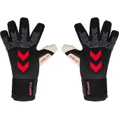 Hummel Målvaktshandske Hyper Grip - Svart/Vit/Röd, storlek 10