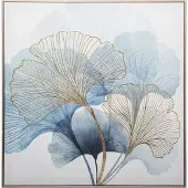 Atmosphera Dekorativt tryck i ram GINKGO 62 x 62 cm