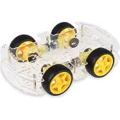 Joy-It Roboter Auto Kit 4WD Robot03 Robot chassi Utförande: Byggsats