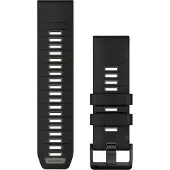 Garmin Quickfit Watch Bands Black/pebble Gray Silicone