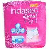 Indasec kelnaites Plus intimhygien, 12 st