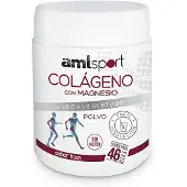 Amlsport Magnesium/vitamin C+b1+b2+b6 Kollagenpulver Jordgubbe 350g