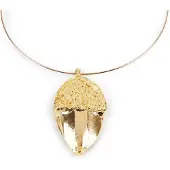 Bama Shabama BELLOTA rigid halsband #shiny guld 1 st