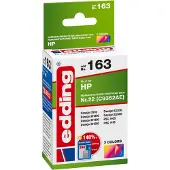 Edding Bläck Ersätter HP 22XL, C9352AE Kompatibel Färg EDD-163 18-163