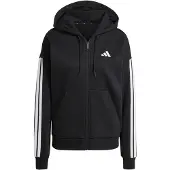 Adidas Essentials 3 Stripes Fleece Sweatshirt Med Dragkedja