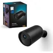 Philips Hue Secure - Nätverksövervakningskamera - inomhusbruk, utomhusbruk - vattenfast - färg (Dag&Natt) - 1920 x 1080 - ljud - trådlös - Wi-Fi - Zigbee 3.0
