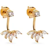Sparv Petite Sparkles guldpläterade örhängen 1470101