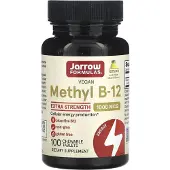 Jarrow Formulas , Metyl B12, Citron, 1 000 mcg, 100 tuggtabletter