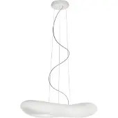 Stilnovo Design pendellampa Mr. Magoo, dimbar, Vitt / opal, Vardagsrum / matsal, Syntetmaterial, Design, Pendellampa