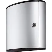 Durable Nyckelskåp NYCKELBOX 18 - aluminium, med cylinderlås