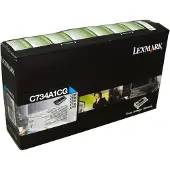 Lexmark C734A1CG cyan toner (original)