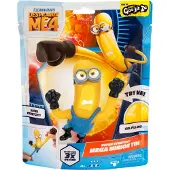 Moose Despicable Me 4 Super Stretchy Mega Tim | Heroes of Goo JIT Zu actionfigurer | Unik gelfyllning | Sträck honom upp till 3 gånger