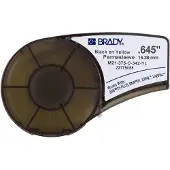 Brady M21-375-C-342-YL värmekrympslang | svart text - gul tejp | 16,38mm x 2,10m (original)