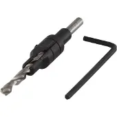 Wolfcraft Träborr med försänkning 2511000; 4,5-11 mm
